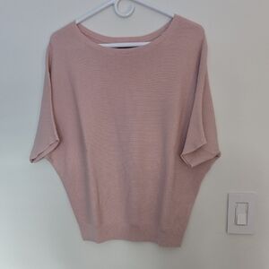 Quince Soft Pink Crew Neck Sweater